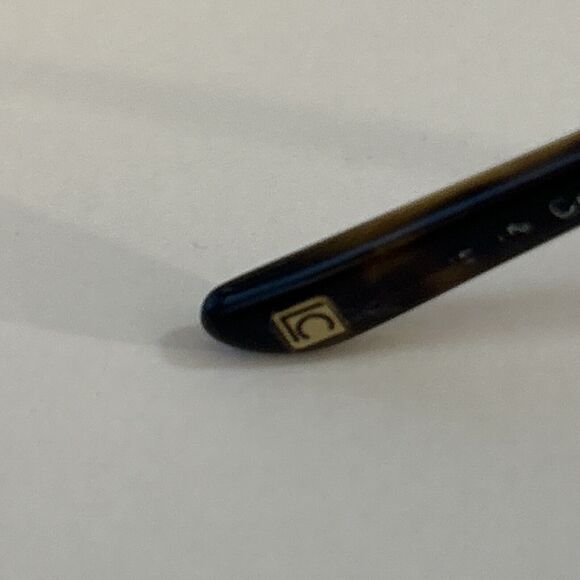 Liz Claiborne Gold Half-Rim Metal Crystal Eyeglass FRAMES - L327 0JM3 47-16-130 - Picture 14 of 16